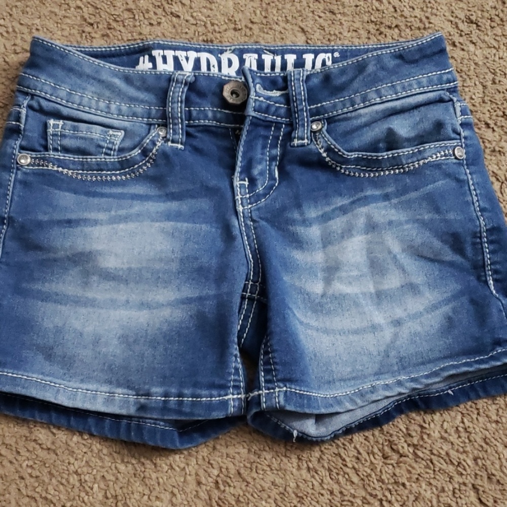 ⭐SALE 4/$20⭐Juniors hydraulic denim shorts size 0